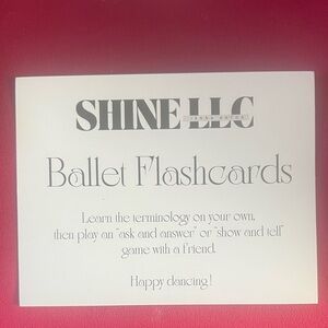 Ballet Flashcards